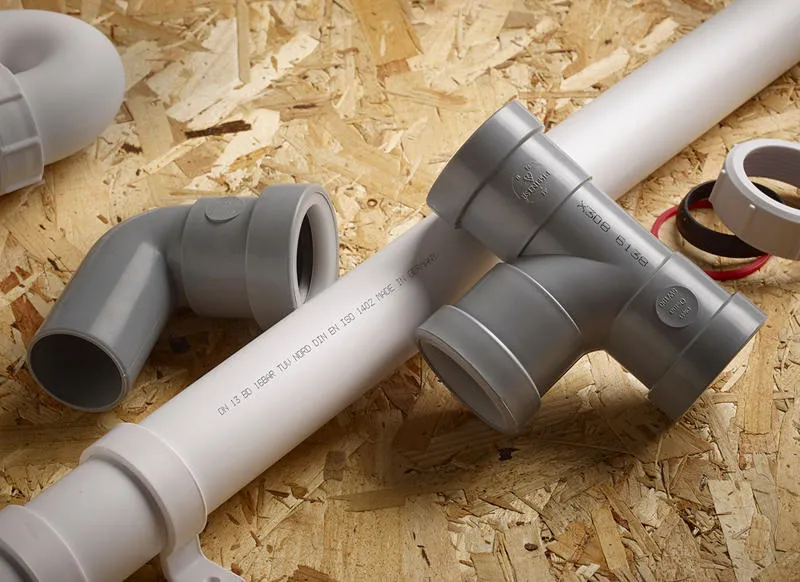 Continuous Inkjet Code printed onto plastic pipe in building and construction