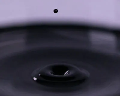 Ink-drop-black-dish-body