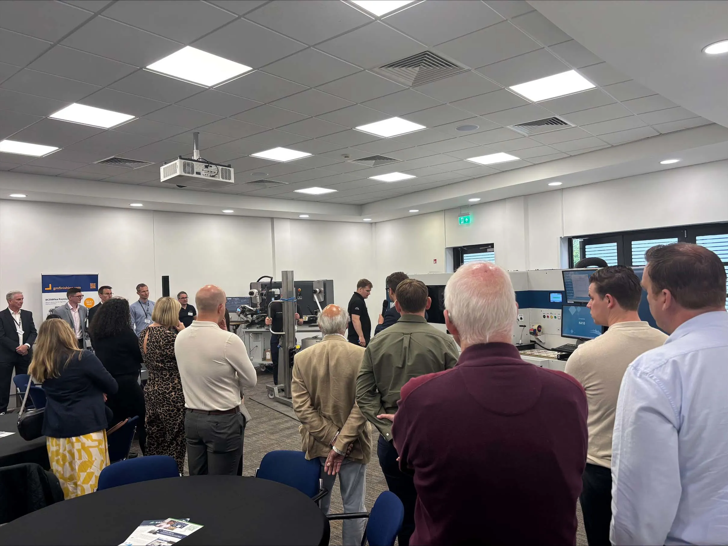 Label printing demonstrations at Domino Driving Digital in Label Printing event