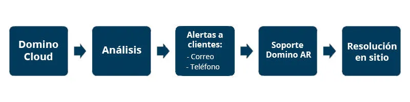 Domino provide proactive service support​